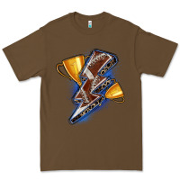 Cacao football lightning bolt Premium Tee - Zillion Design Studio