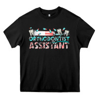 Black orthodontist assistant Heavy Core Tee - texasbilliewilder