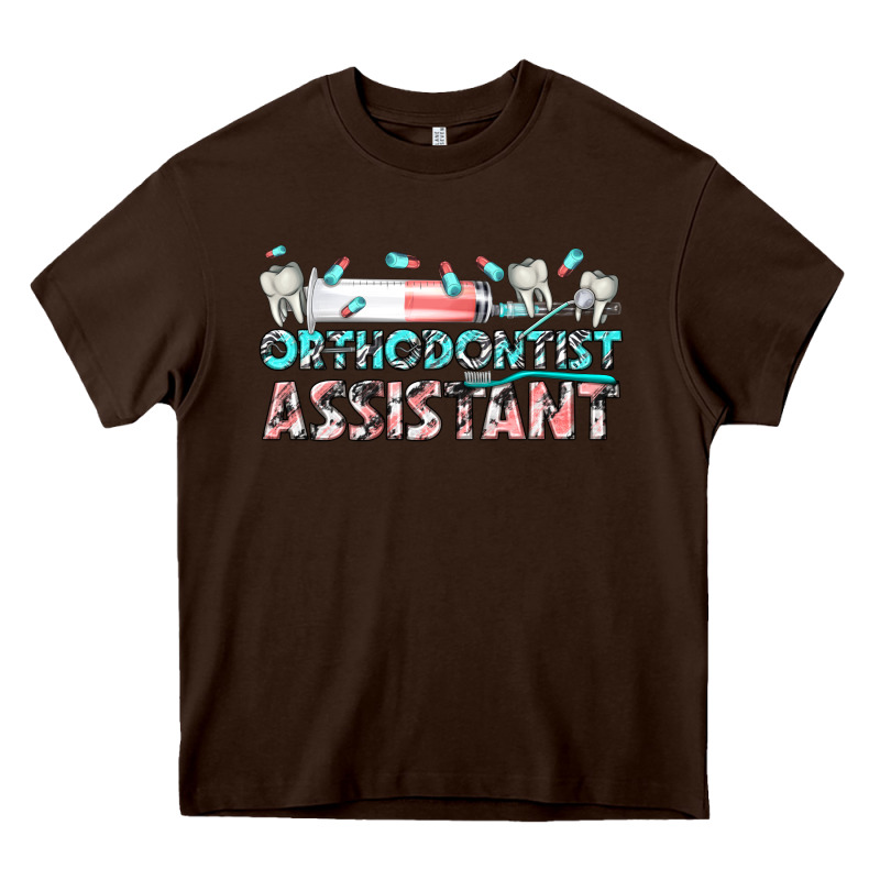 Orthodontist Assistant Heavy Core Tee by texasbilliewilder | Teevron