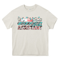 Cream orthodontist assistant Heavy Core Tee - texasbilliewilder