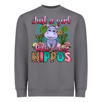Storm just a girl who loves hippos Heavyweight Sweatshirt - Artiststas