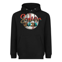 Black baseball senior 2023 Heavyweight Hoodie - BundleAndBundleShop