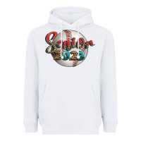 White baseball senior 2023 Heavyweight Hoodie - BundleAndBundleShop