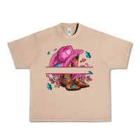 Burro pink cowgirl hat and roses Urban Heavy Tee - AdoDesignShop