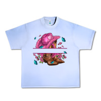 Grape Ice pink cowgirl hat and roses Urban Heavy Tee - AdoDesignShop