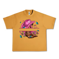 Peanut Butter pink cowgirl hat and roses Urban Heavy Tee - AdoDesignShop