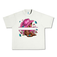 Pistachio pink cowgirl hat and roses Urban Heavy Tee - AdoDesignShop