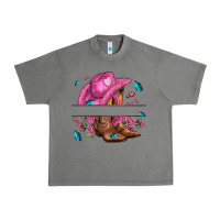 Tornado pink cowgirl hat and roses Urban Heavy Tee - AdoDesignShop