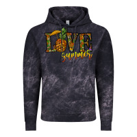 Cloud Black love summer pinapple Vintage Hoodie - CowhideDigitalArt