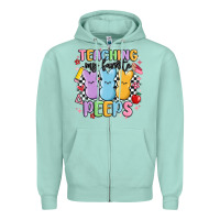 Seafoam teaching my favorite peeps Zipper Hoodie - MaliasSmallBusiness