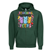 Sports Green teaching my favorite peeps Zipper Hoodie - MaliasSmallBusiness