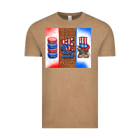 Vintage Coffee usa macaroon and boots Vintage Tee - AdoDesignShop