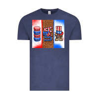 Vintage Denim usa macaroon and boots Vintage Tee - AdoDesignShop
