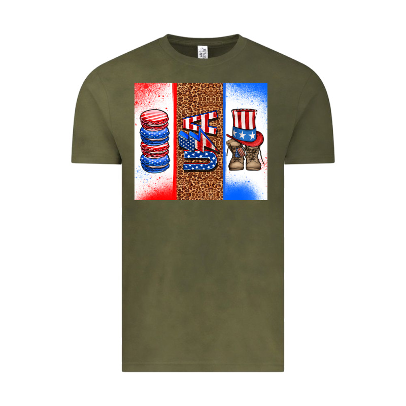 Usa Macaroon And Boots Vintage Tee by AdoDesignShop | Teevron
