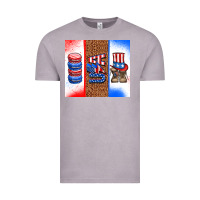 Vintage Zinc usa macaroon and boots Vintage Tee - AdoDesignShop