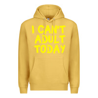 Antique Gold I Can t Adult Today Premium Hoodie - Bettercallsaul