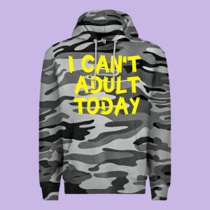 I Can T Adult Today Premium Hoodie Designed By Bettercallsaul