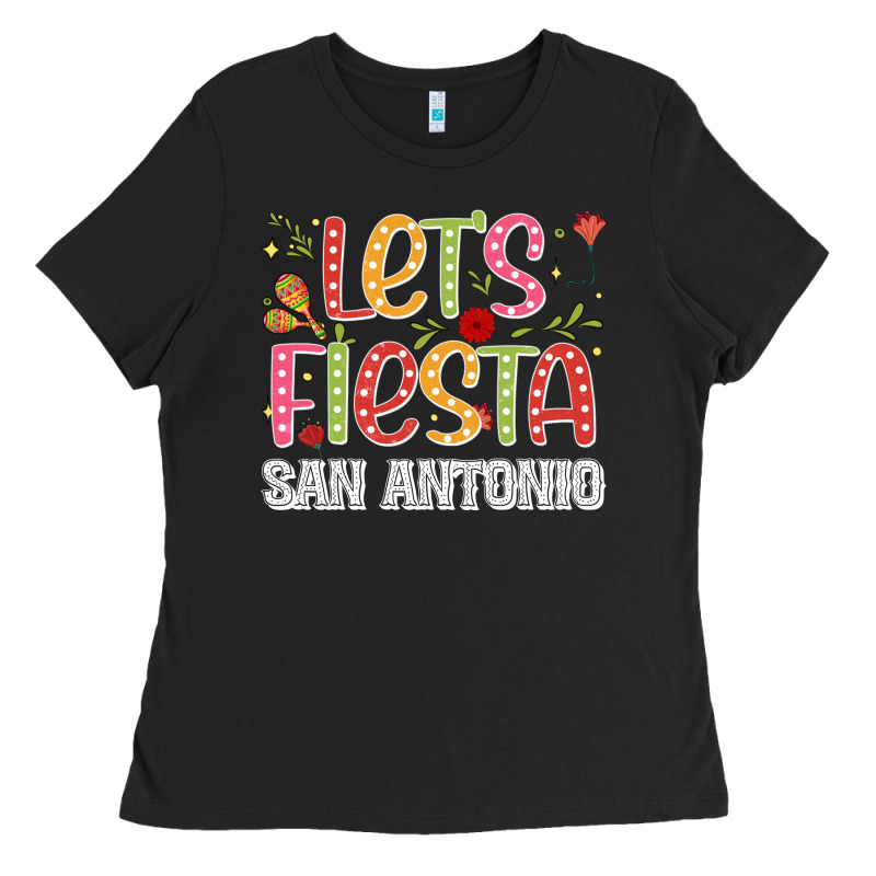 Lets Fiesta San Antonio Ladies Tee by JahusDesignShop | Teevron