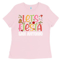 Bubblegum Pink lets fiesta san antonio Ladies Tee - JahusDesignShop