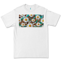 White leopard daisy Premium Tee - RanaPortraitStore