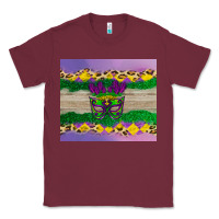 Burgundy mardi gras mask Classic Tee - AdoDesignShop