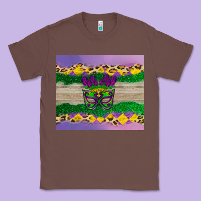 Mardi Gras Mask Classic Tee Designed By Adodesignshop