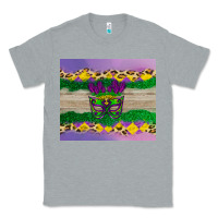 Heather Grey mardi gras mask Classic Tee - AdoDesignShop