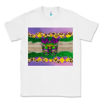 White mardi gras mask Classic Tee - AdoDesignShop