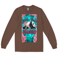 Chestnut just a girl who loves pandas Long Sleeve Tee - LillyAllenDesigns