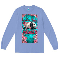 Colony Blue just a girl who loves pandas Long Sleeve Tee - LillyAllenDesigns