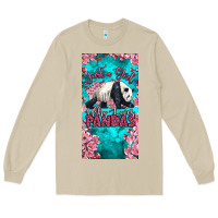 Mushroom just a girl who loves pandas Long Sleeve Tee - LillyAllenDesigns