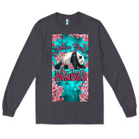 Smoke just a girl who loves pandas Long Sleeve Tee - LillyAllenDesigns