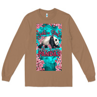 Toasted Coconut just a girl who loves pandas Long Sleeve Tee - LillyAllenDesigns