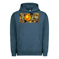 Pigment Midnight Navy 2024 new year Urban Hoodie - CowGirlArtShop