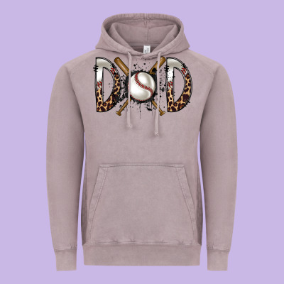 Dad Baseball Vintage Hoodie Designed By Racoondesign