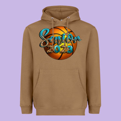 Basketball Senior 2023 Heavyweight Hoodie Designed By Bundleandbundleshop