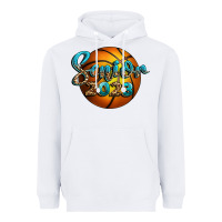 White basketball senior 2023 Heavyweight Hoodie - BundleAndBundleShop
