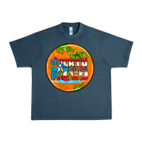 Midnight Navy puerto rico coasters Urban Heavy Tee - AdoDesignShop