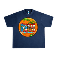 Navy puerto rico coasters Urban Heavy Tee - AdoDesignShop