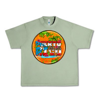 Oil Green puerto rico coasters Urban Heavy Tee - AdoDesignShop