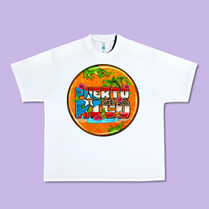 Puerto Rico Coasters Urban Heavy Tee Designed By Adodesignshop