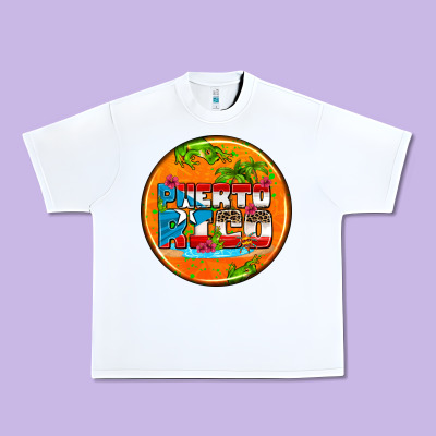 Puerto Rico Coasters Urban Heavy Tee Designed By Adodesignshop