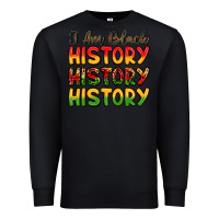 Black i am black history Premium Sweatshirt - LillyAllenDesigns