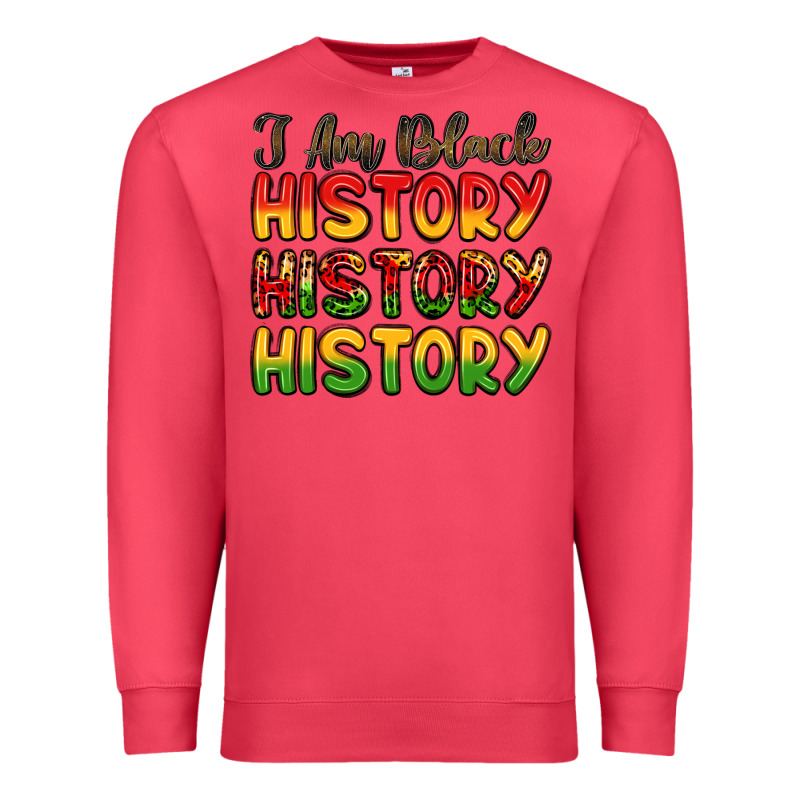 I Am Black History Premium Sweatshirt by LillyAllenDesigns | Teevron