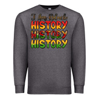 Charcoal Heather i am black history Premium Sweatshirt - LillyAllenDesigns