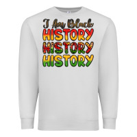 Dove Grey i am black history Premium Sweatshirt - LillyAllenDesigns