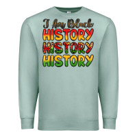Seafoam i am black history Premium Sweatshirt - LillyAllenDesigns