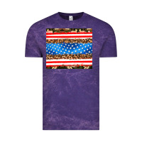 Cloud Purple usa camouflage american flag Vintage Tee - AdoDesignShop
