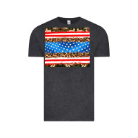 Vintage Black usa camouflage american flag Vintage Tee - AdoDesignShop