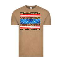 Vintage Coffee usa camouflage american flag Vintage Tee - AdoDesignShop